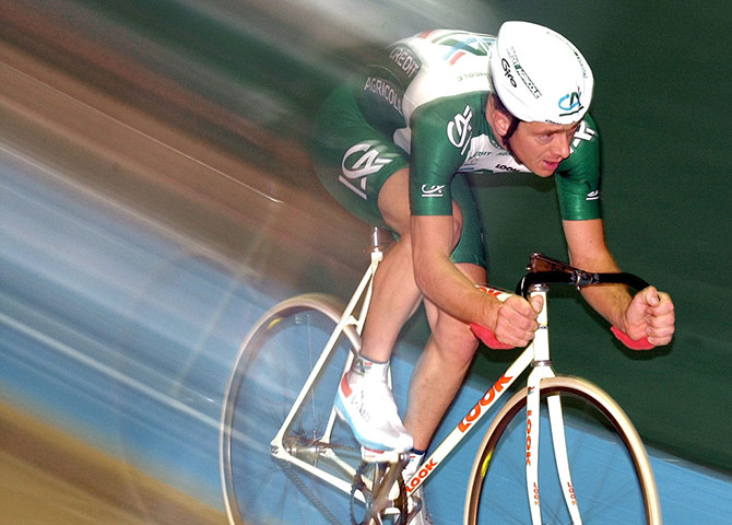 50 moments: Chris Boardman Manchester Velodrome