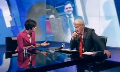 Chloe Smith and Jeremy Paxman on Newsnight