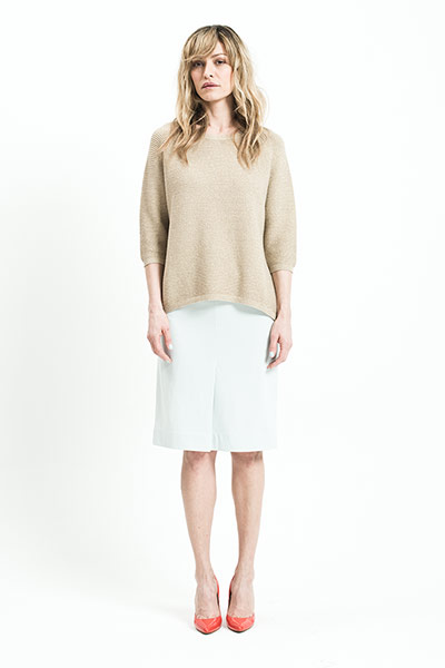 All Ages: Gold knit sweater