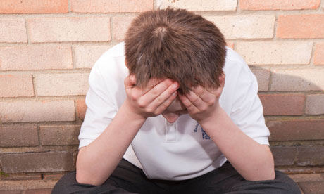 British kids: suffering from the exceptional pressures of modern life.