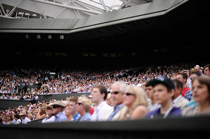Wimbledon Day 3: Packed house in the Centre Court