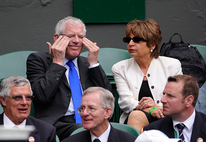 Wimbledon Day 3: Nick Hewer at Wimbledon 2012