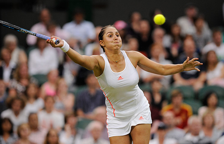 Day 3 Wimbledon: Tamira Paszek at Wimbledon 2012