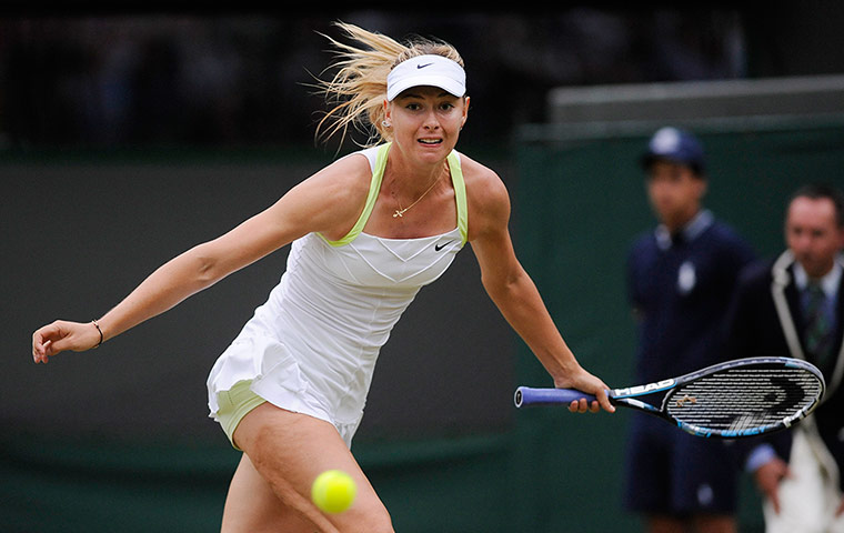 Day 3 Wimbledon: Maria Sharapova at Wimbledon 2012