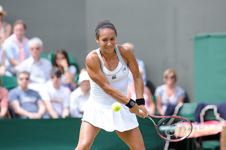 Day 3 Wimbledon: Heather Watson at Wimbledon 2012