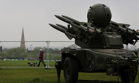 Olympic missile in Blackheath