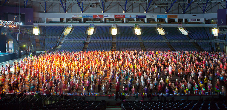 Your Pictures: The loyal following of the Zumba Tribe