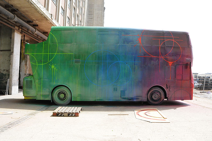 London Pleasure Gardens: Risk Bus at the London Pleasure Gardens