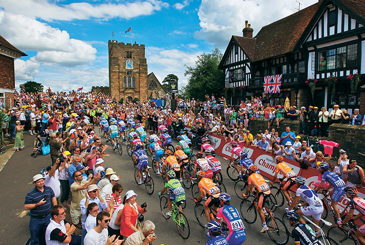 Tom Jenkins: Goudhurst, Kent during Stage 1 of the Tour de France, 2007