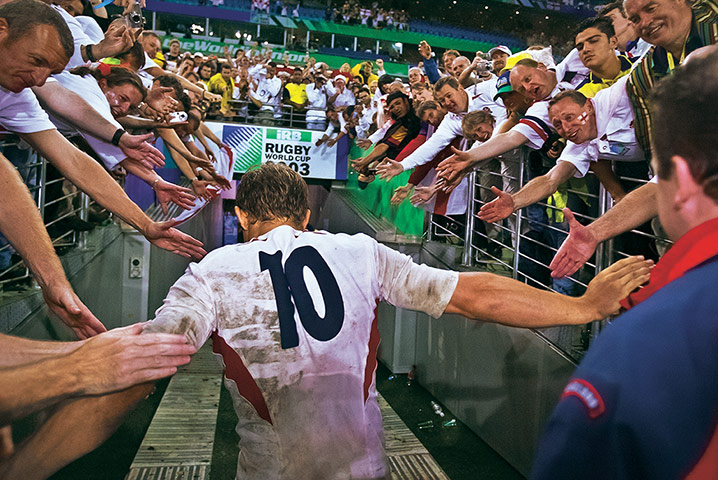 Tom Jenkins: Jonny Wilkinson after England’s ­victory, Rugby World Cup ­final, 2003