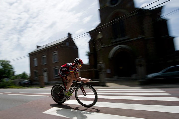 Picture Desk Live: Australian's Cadel Evans rides