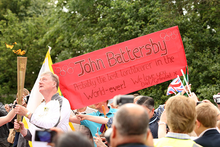 Olympic Torch: Day 41 - Olympic Torch Relay