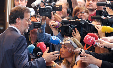 Spain's Prime Minister Rajoy in Brussels