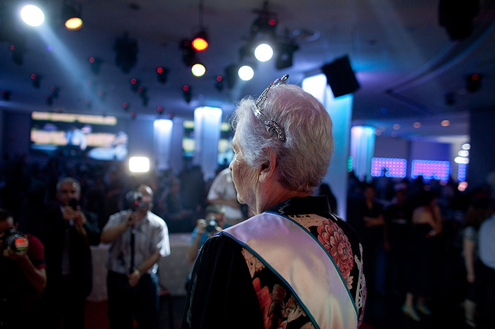 24 hours in pictures: Holocaust Survivors Compete In Beauty Pageant
