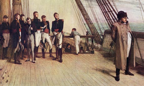 napoleon exile exiled ship elba did last final sentence why waterloo lose sent into battle defeated he again likely analyzing