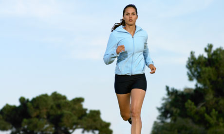 Woman jogging