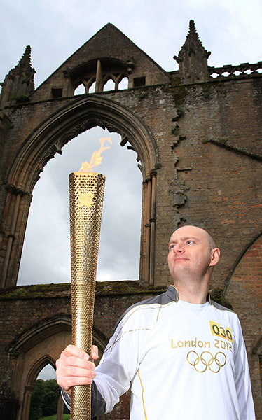 Olympic torch 42: Adam Crump