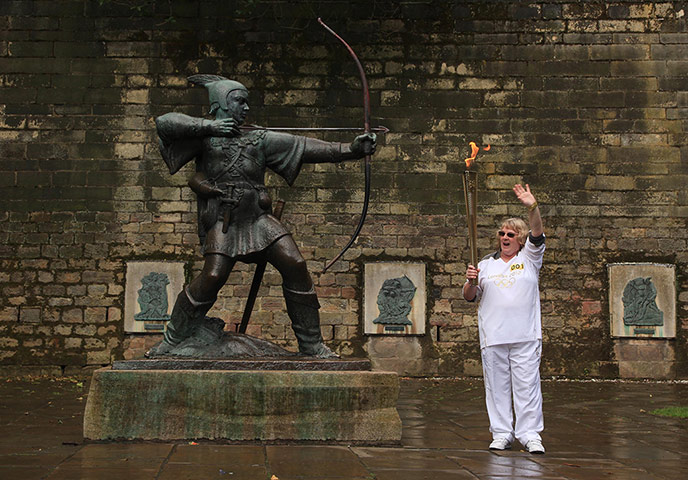 Olympic torch 42: Barbara Green