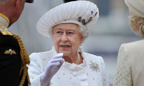 Queen Elizabeth II arrives at Chelsea Pier