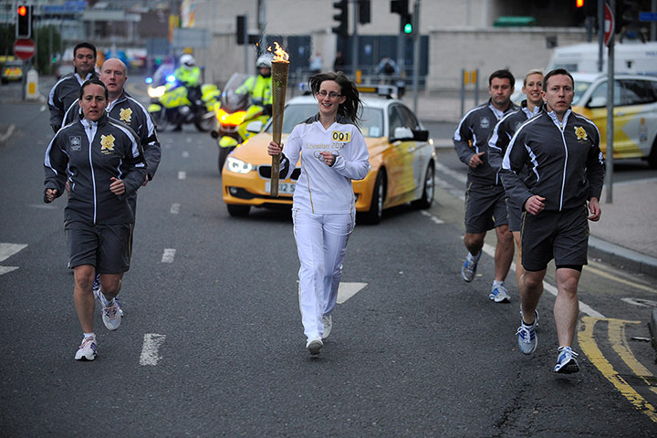 Olympic torch day 16 : Olympic torch day 16 