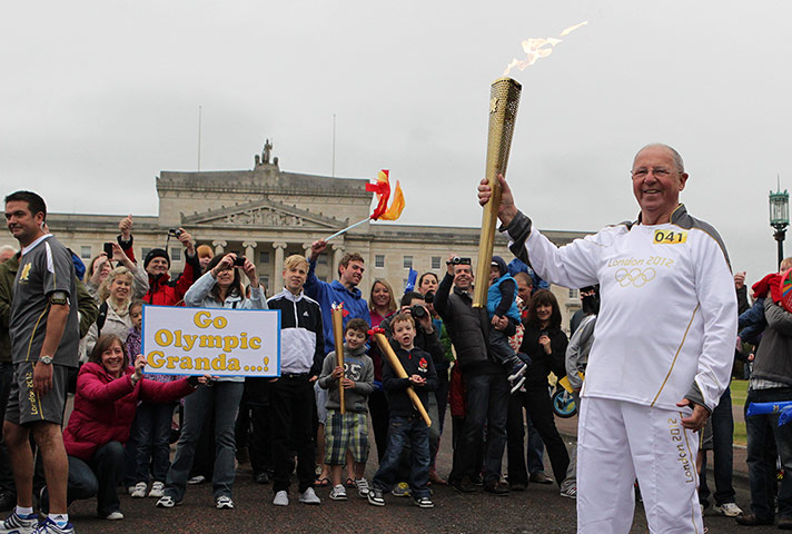 Olympic torch day 16 : Olympic torch day 16 