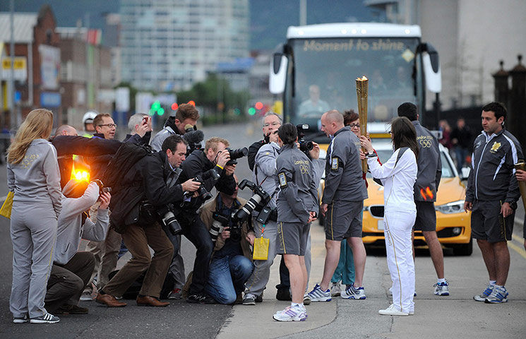 Olympic torch day 16 : Olympic torch day 16 