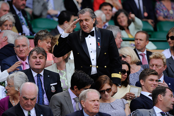 Wimbledon day 6: Ilie Nastase