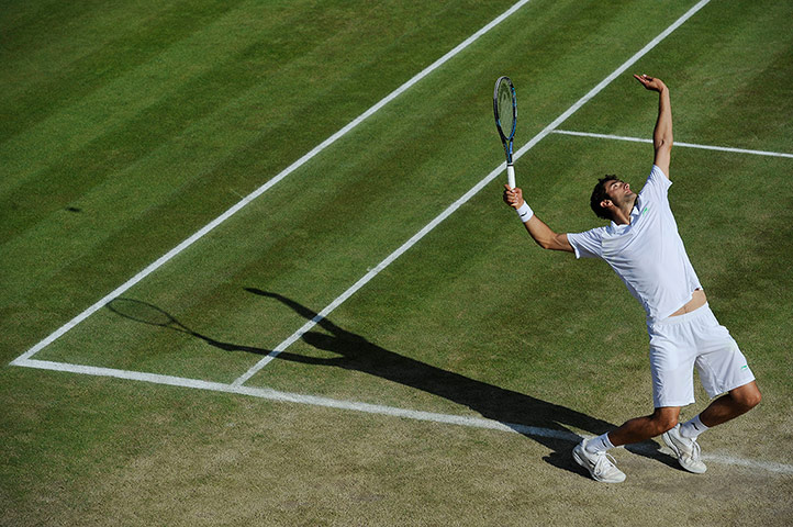 Wimbledon day 6: Marin Cilic at Wimbledon 2012