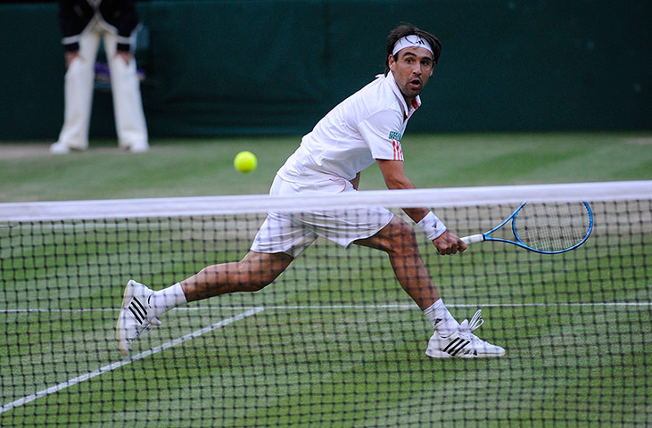 Wimbledon day 6: Marcos Baghdatis at Wimbledon 2012