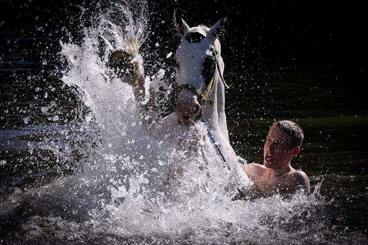 mark pinder exhibition: Appleby Horse Fair