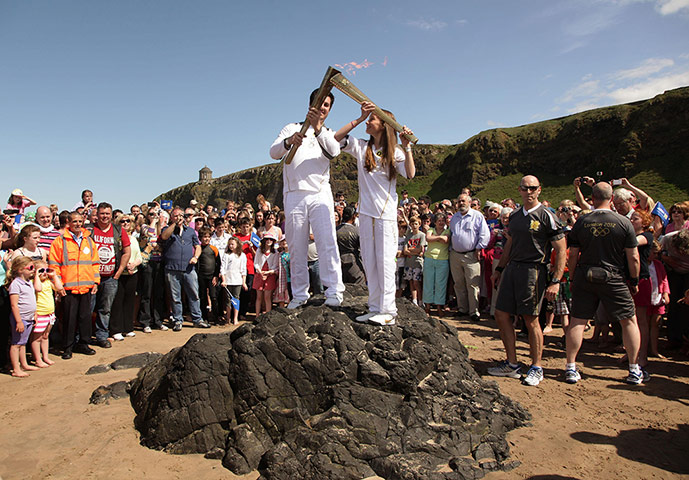 Olympic torch day 17