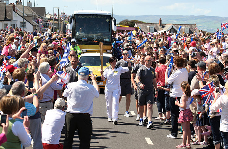 Olympic torch day 17