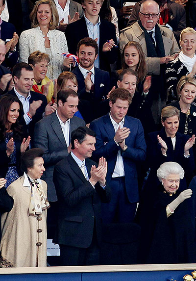 Jubilee fashion: Prince William and Prince Harry at concert
