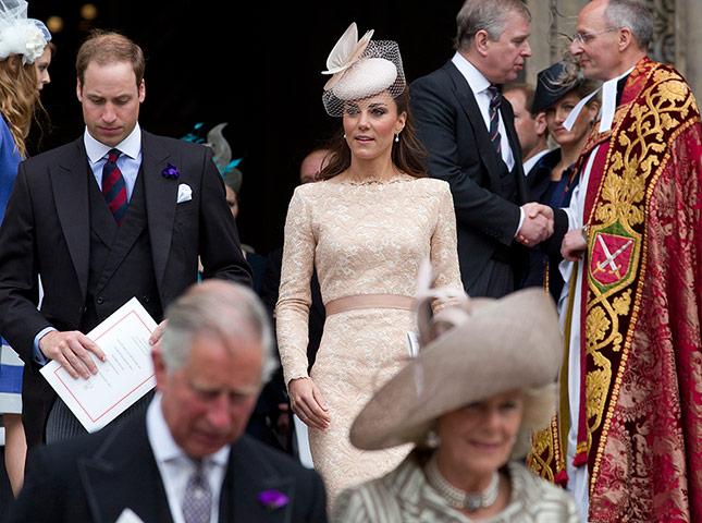 Service Of Thanksgiving: Prince Charles and the Duchess of Cornwall