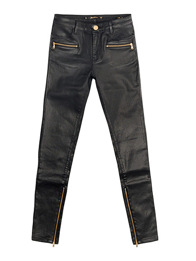 Hot summer trends: Zara waxed jeans