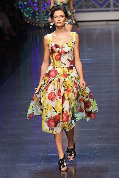 Hot summer trends: Dolce & Gabbana sundress