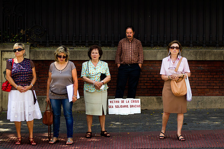 Picture Desk Live: Unemployed man in Spain