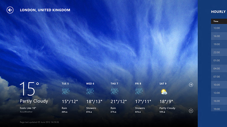 Windows 8: The Weather app is among the best