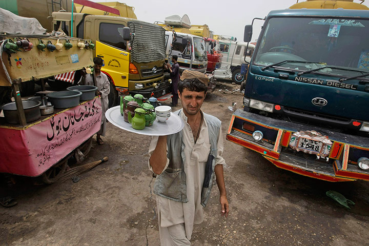 Picture Desk Live: NATO oil tankers in Pakistan
