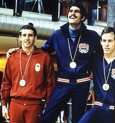 Mark Spitz: Mark Spitz On Podium