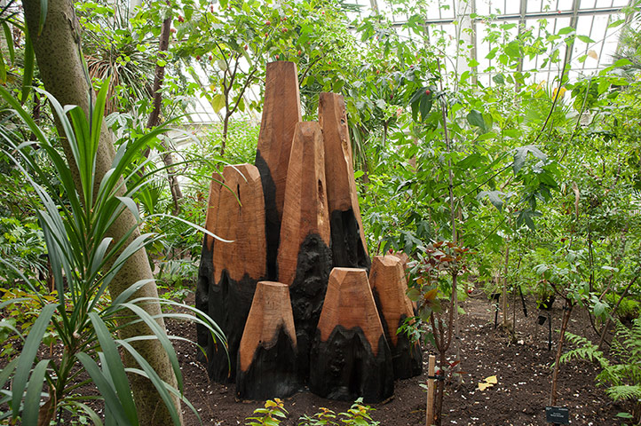 David Nash: Red and Black Dome, 2006