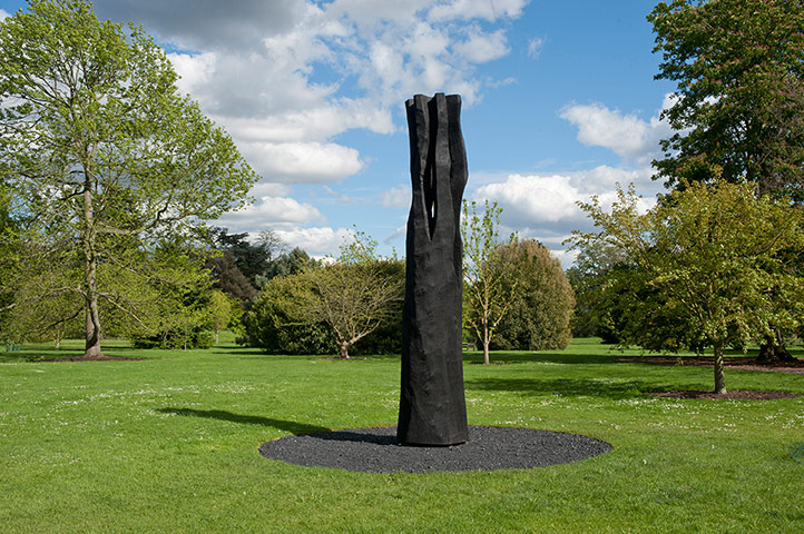 David Nash: Flame Column, 2012