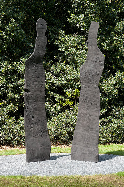 David Nash: King and Queen II, 2008