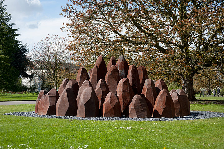 David Nash: Chinese Irons, 2010