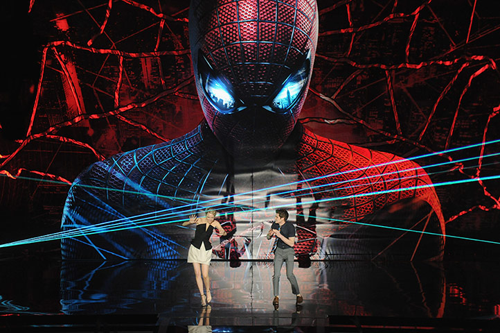 week in film: Emma Stone and Andrew Garfield at the 2012 MTV Movie Awards 