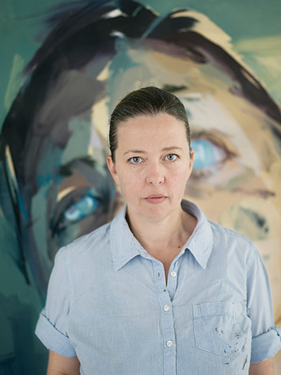 Saville: Artist Jenny Saville in her Oxford studio 