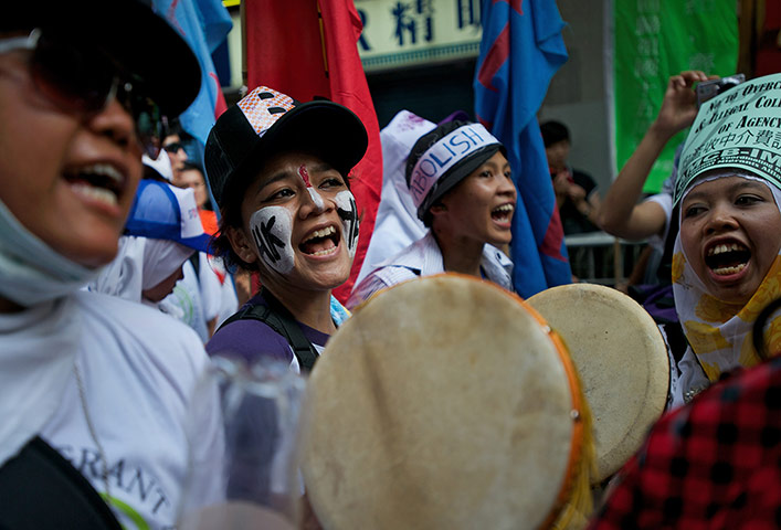 Hong Kong demonstrations: Protesters take to the streets to mark the 15th anniversary of the handover