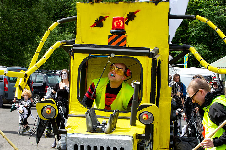 Hebden Handmade Parade: The fifth annual Handmade Parade through Hebden Bridge, West Yorkshire