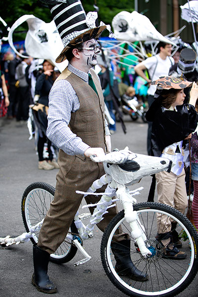 Hebden Handmade Parade: The fifth annual Handmade Parade through Hebden Bridge, West Yorkshire