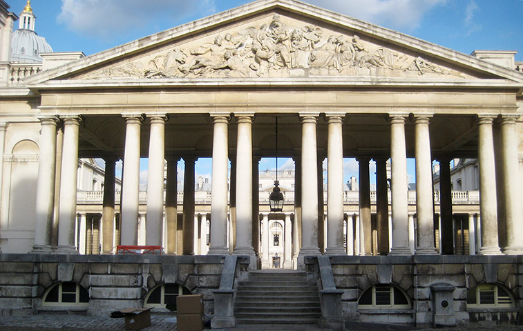 Greenwich find: The Old Royal Naval College, where the objects were found